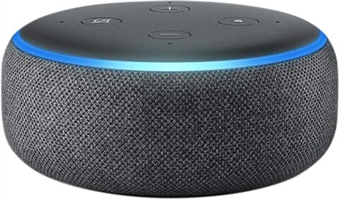 Refurbished: Amazon Echo Dot 3rd Gen (C78MP8/D9N29T) - Charcoal, A