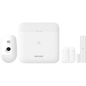 HIKVISION AX Pro. Kit centrale 96zone GSM/4G, telecomandi,rivelatore PirCam,contatto magnetico