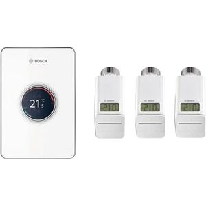 Bosch Kit termostato  Easy wi-fi con 3 testine bianco