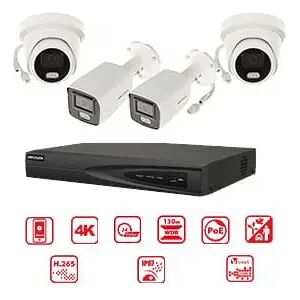 Kit Telecamere Hikvision Colorvu DS-KIT7604P