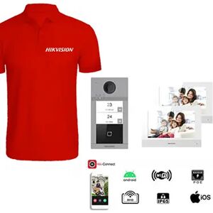 Kit Videocitofono Hikvision Ip Con Gestione App