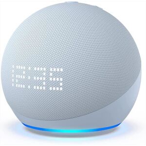 AMAZON Speaker Echo Dot 5a Generazione Con Orologio-azzurro Tenue