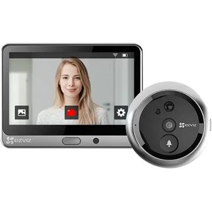 Spioncino Smart EZVIZ DP2C WiFi Full HD 1080p a batteria con videocitofono LCD campanello e audio bidirezionale