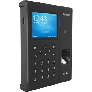 Anviz C2pro-Poe Lettore Biometrico Autonomo Rilevazione Presenze, Biometrico, Card Rfid E Pin, Linux, Display Tft 3,5