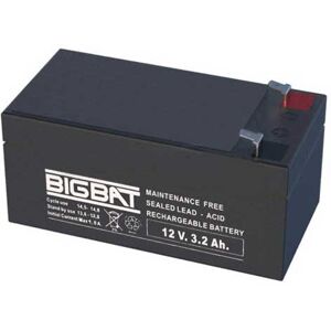 Elan Batteria Ricaricabile Al Piombo 12v 3,2ah  Bigbat - Sku 01203