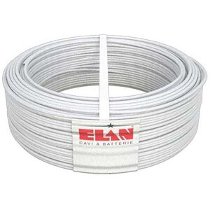 Elan Cavo Composto Video Coassiale Microcoax 75ω + 2x0,50mm² Alimentazione Per Impianti Di Videosorveglianza Matassa 100mt  - Sku 082251