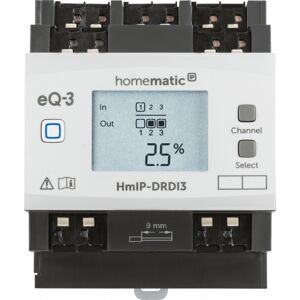 Homematic IP Dimmaktor 3-fach DIN montato su guida Attuatore dimmer 3 canali [154434A0]