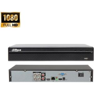 Dahua xvr5104h-i2 dvr 4 canali 5 mpx ai 1u wizsense penta ibrid hdc...