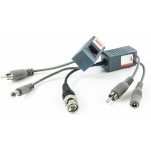 Andromeda sicurezza Trasmettitore video/audio balun (coppia) alimentato as-utp121