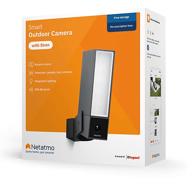 netatmo videocamera sorveglianza  outdoor camera with siren