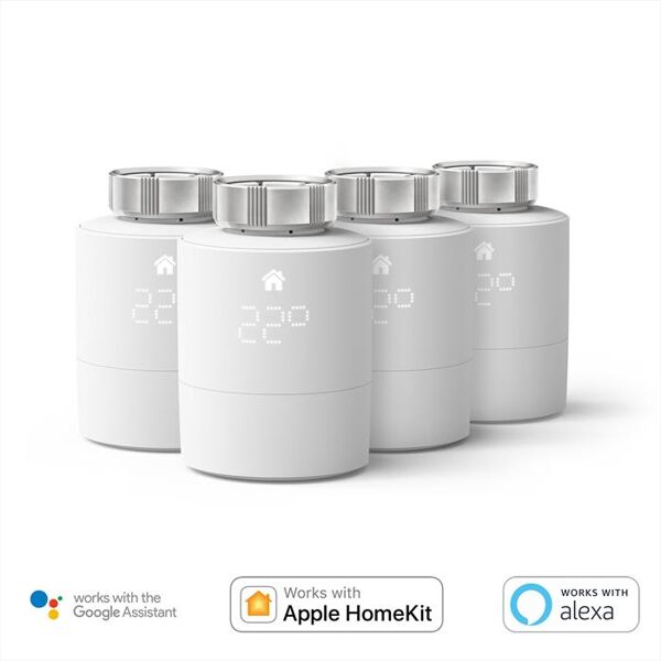 tado kit 4 teste termostatiche intelligenti-white