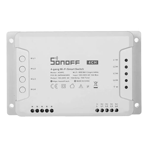 interruttore smart sonoff 4ch r3 wifi