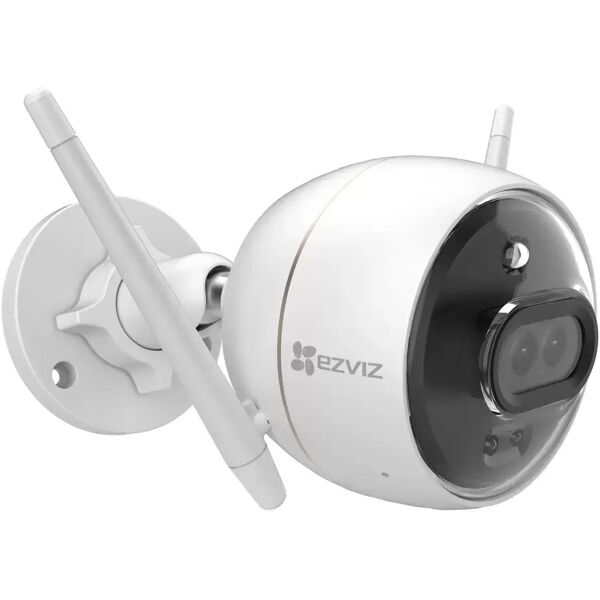 telecamera di sorveglianza ezviz c3x darkfighter wifi doppio obbiettivo full hd 1080p visione notturna a colori segnalazione luminosa e sonora per esterno