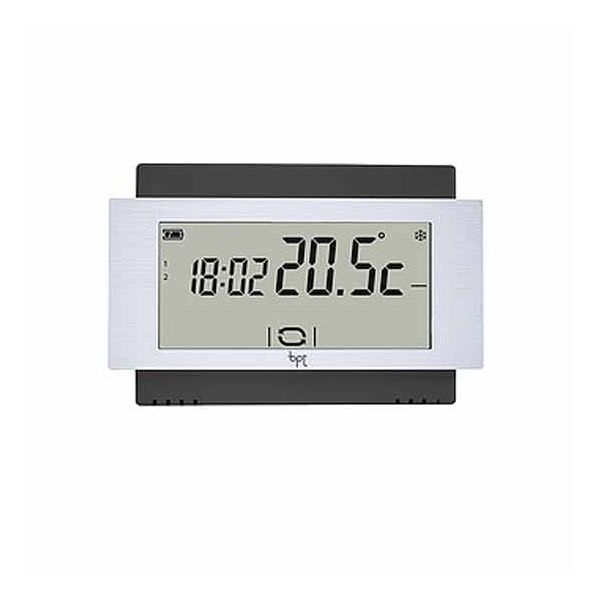 bpt termostato touch screen da parete 230v nero  ta/500 bk 230