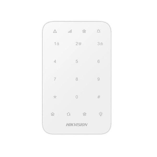 hikvision axpro ds-pk1-e-we tastiera led allarme keypad touch interna wireless 868mhz