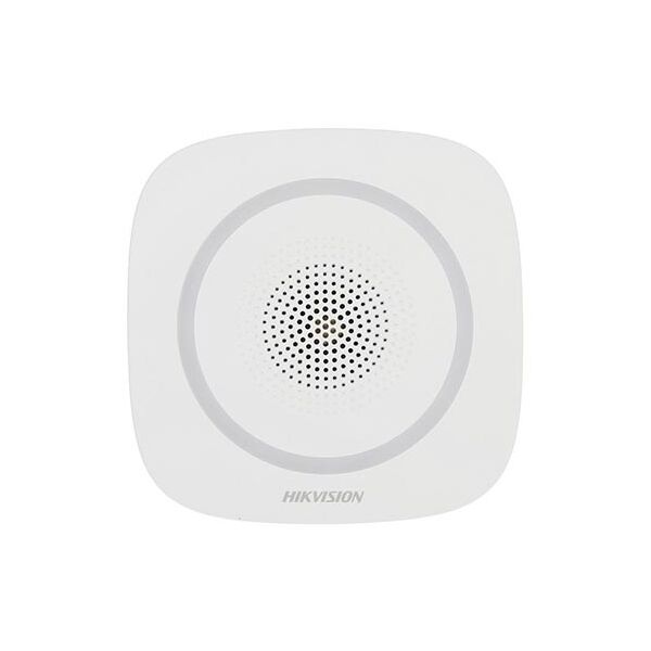 hikvision axpro ds-ps1-i-we sirena allarme wireless 868mhz interna 90/110db indicatore led rosso