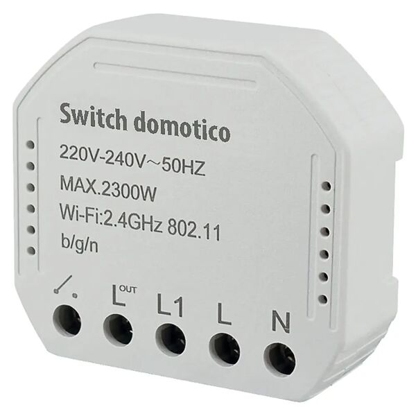 proxe switch domotico deviatore-interruttore wi-fi potenza massima 230w con alexa e google home