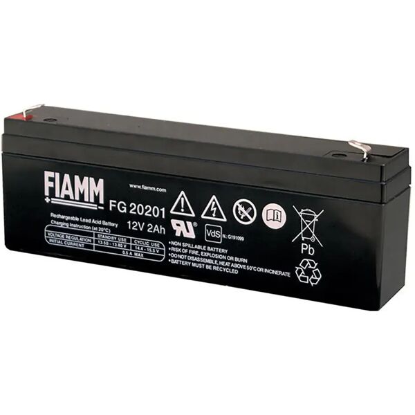 tecnomat batteria al piombo fiamm per allarmi 12v-2a