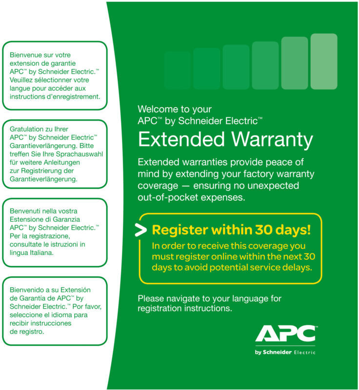 APC - Service Pack 3 Year Extended Warranty