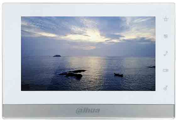 DAHUA Display interno 7" IP/2FILI Touch Screen con SD-Card. VTH1550CHW-2