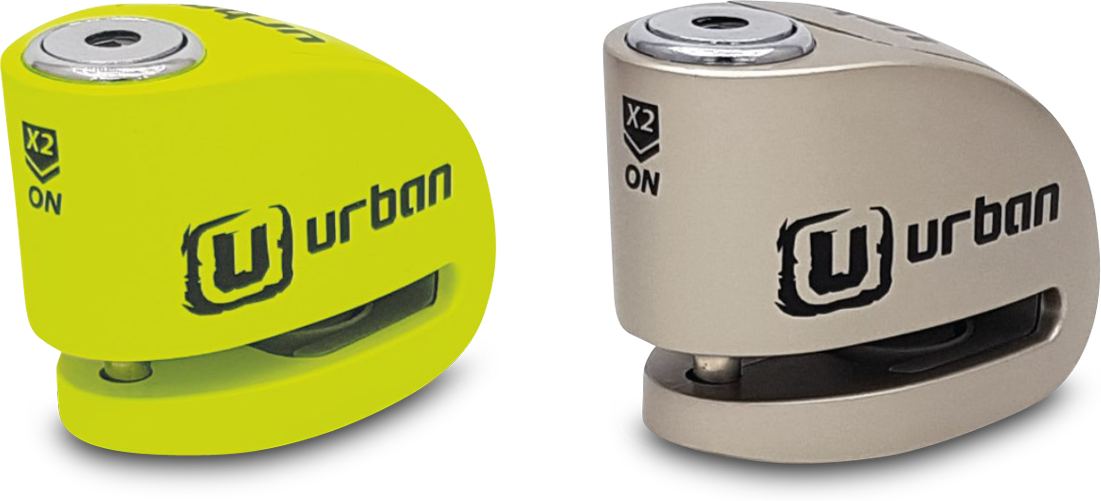 Urban Security Bloccadisco URBAN UR906 con Allarme Verde Fluo