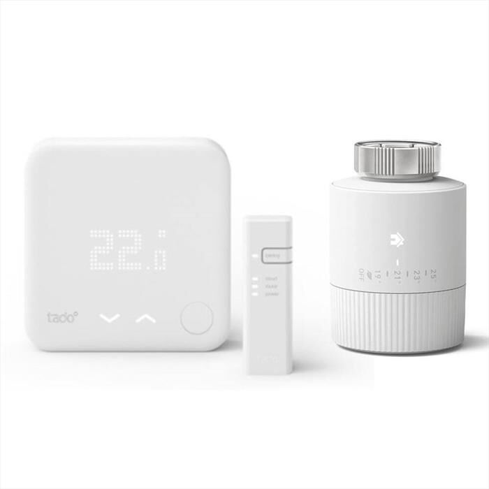 TADO Termostato Smart Kit V3+ E 1 Valvola Basic-bianco