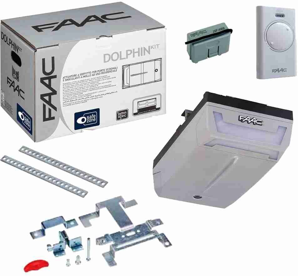 Faac Dolphin Kit Safe Automazione Basculanti E Sezionali Porta Garage 24v