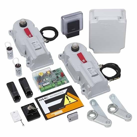 Faac Power Kit 24v  Automazione Cancello A Battente Interrato 2 Ante Max 3,5m Anta - 106747445