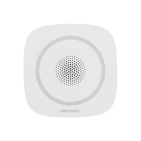 Hikvision Axpro Ds-Ps1-I-We Sirena Allarme Wireless 868mhz Interna 90/110db Indicatore Led Rosso