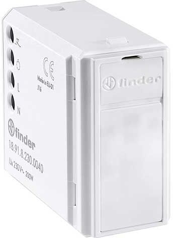 Finder Rilevatore Di Movimento 10a Da Incasso Colore Bianco Ghiaccio Tipo 18.91  189182300040