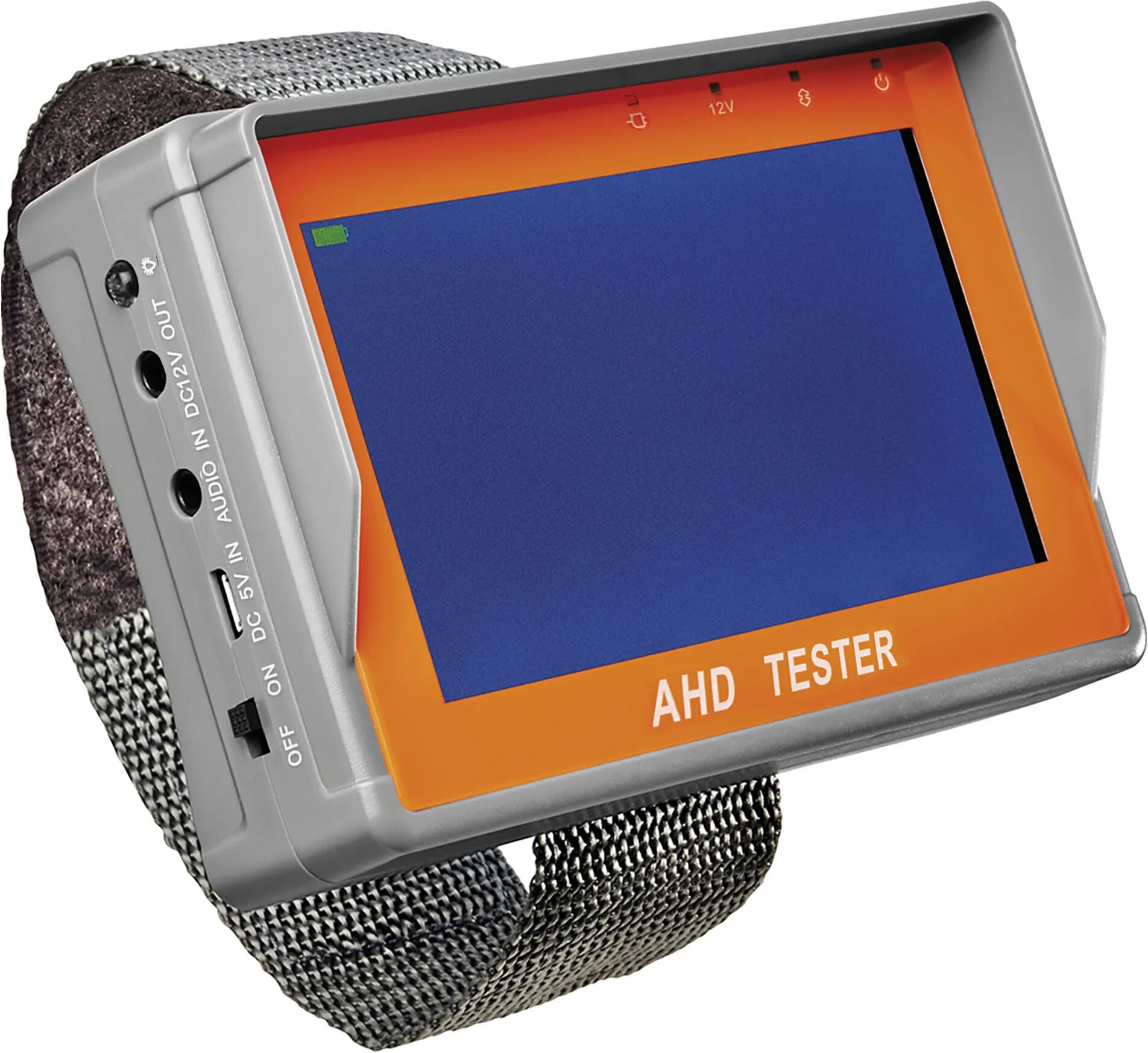 Urmet TESTER DA POLSO CON MONITOR LCD 4,3'' PER SETTAGGIO TELECAMERE FUNZIONAMENTO DA 1 A 2 Mpx