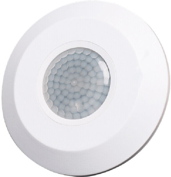 BES LED Bewegingssensor - Aigi Mondy - Opbouw Rond - Mat Wit Kunststof - 360° 8m