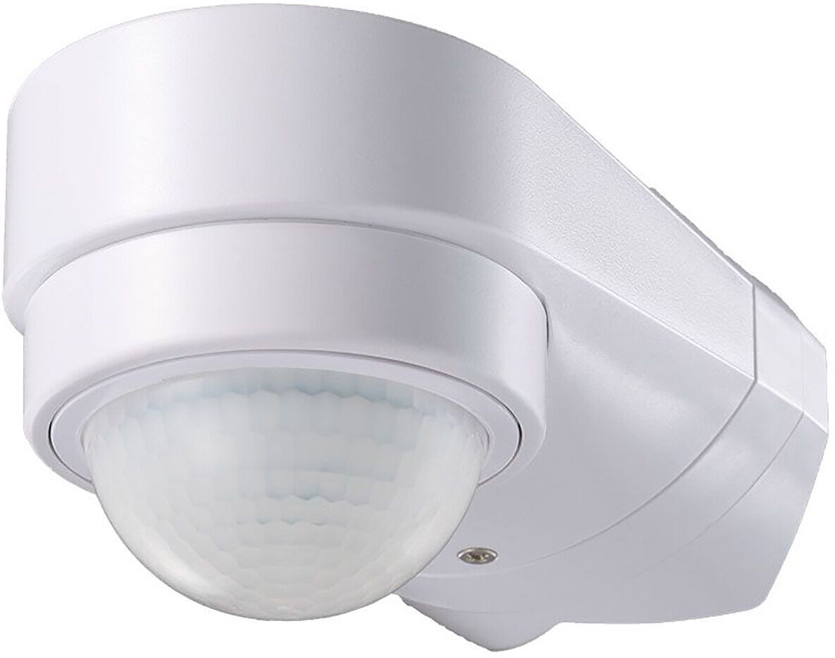 BES LED Bewegingssensor - Viron Muci - Opbouw Rond - Mat Wit - Kunststof - 180°