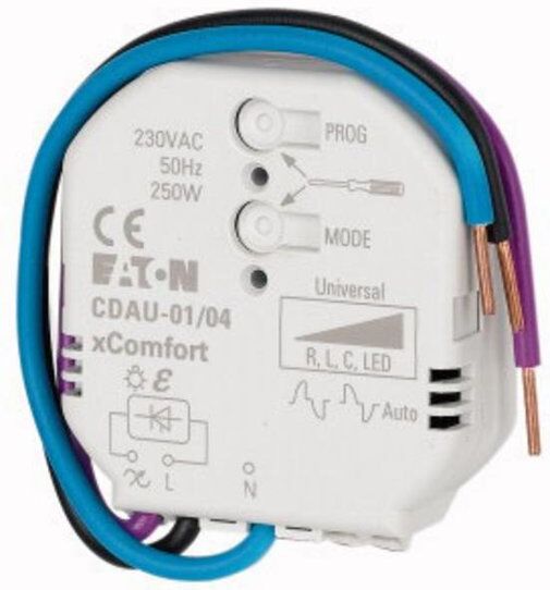 EATON Industries XComfort 230V LED Dimmer, CDAU-01/04 Smart, Draadloos, 0-250W