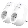 Tenda WLAN-stopcontact, smarthome wifi-plug, afstandsbesturing, tijdschemabesturing, spraakbesturing, werkt met Alexa, Google Home, wit (SP3), set van 2