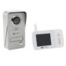 Smartwares VD38W Video intercom set – Draadloos – Draagbare binnenunit Kleurenmonitor, zilver