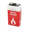 Ansmann 1x Batteria Litio per rilevatori di fumo incendi Pacchi batterie 9V per sensori movimento allarme rilevatore CO E-Blocco qualità premium