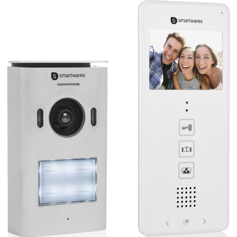 Smartwares video intercom systeem voor 1 appartement Set