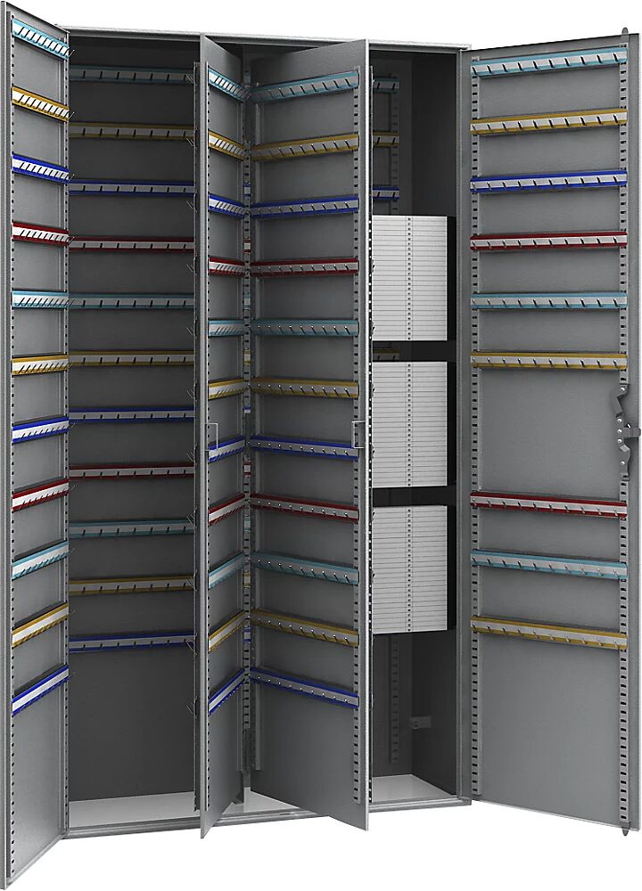 QUIPO Sleutelkast, met 2 deuren, h x b x d = 1300 x 730 x 250 mm QUIPO