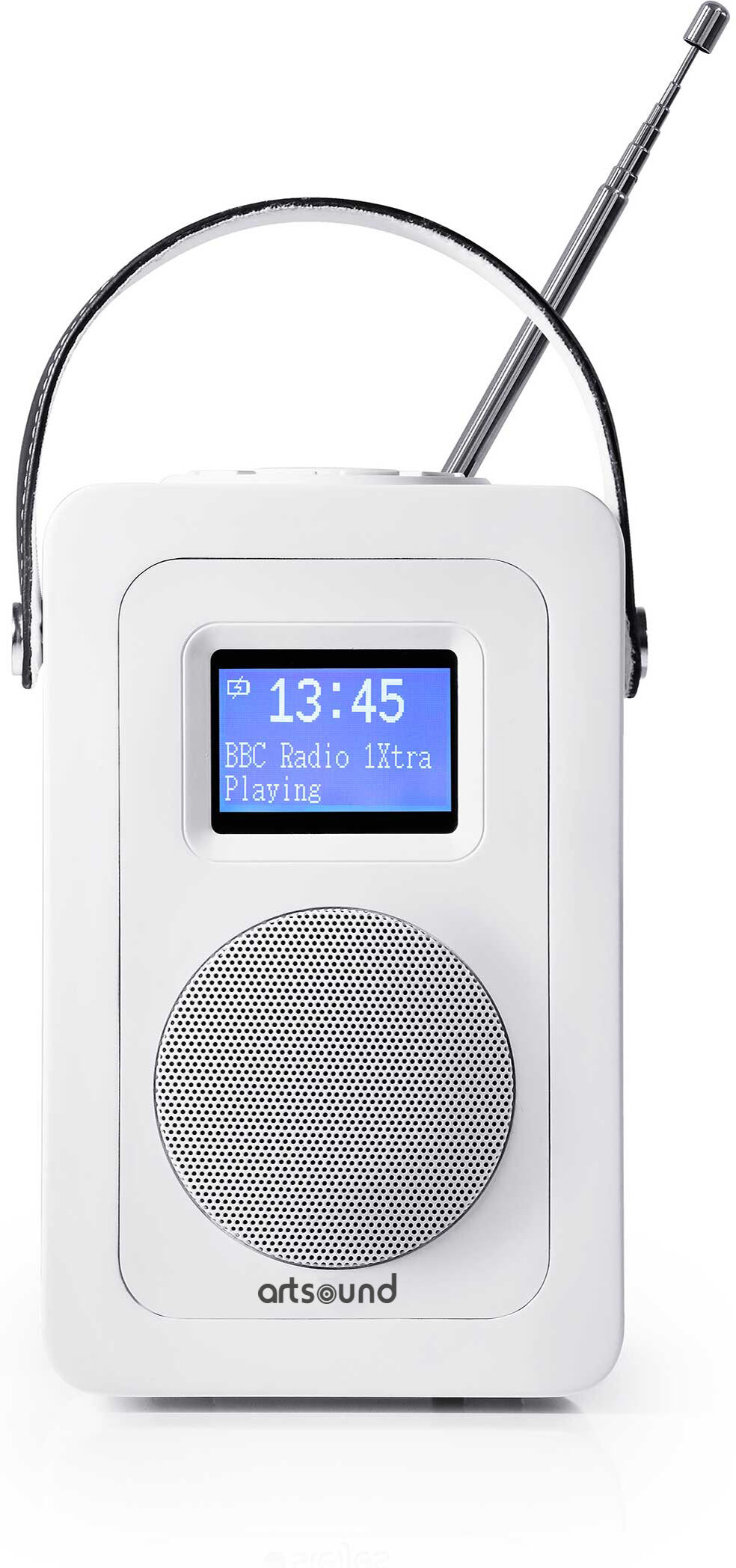 ArtSound R3W, portable radio, FM/DAB+, wit