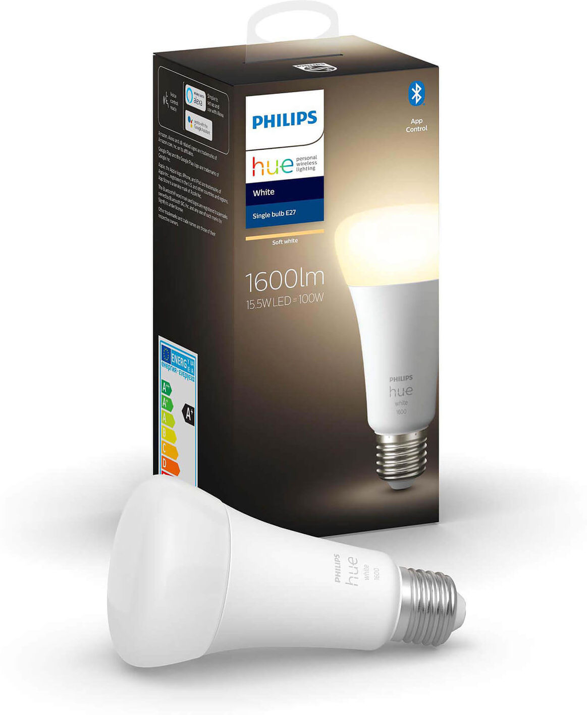 Philips Hue losse lamp - White - E27 - 1600lm