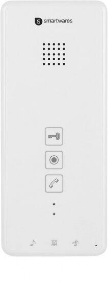 Smartwares intercom DIC 21102 uitbredingsset 26 cm RVS wit - Wit