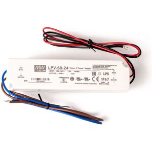 SuperMagneter Strømforsyning 24v 60w   Vanntett Ip67   Led Driver