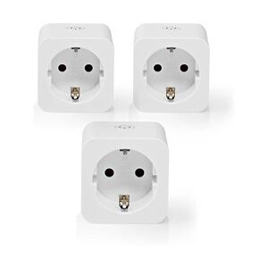 Nedis SmartLife Smart Plug 3-pack   Wi-Fi   Strömmätare   3680 W