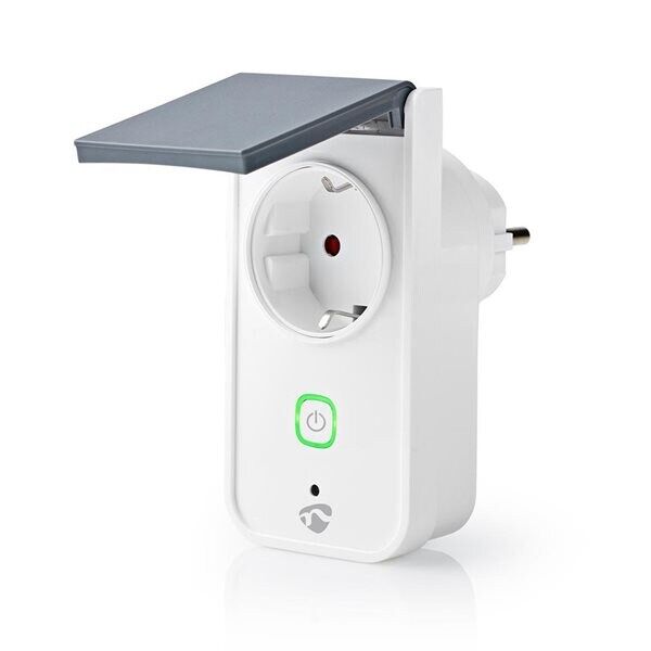 24hshop Nedis SmartLife Smart Plug - Wi-Fi, IP44, Strømmåler