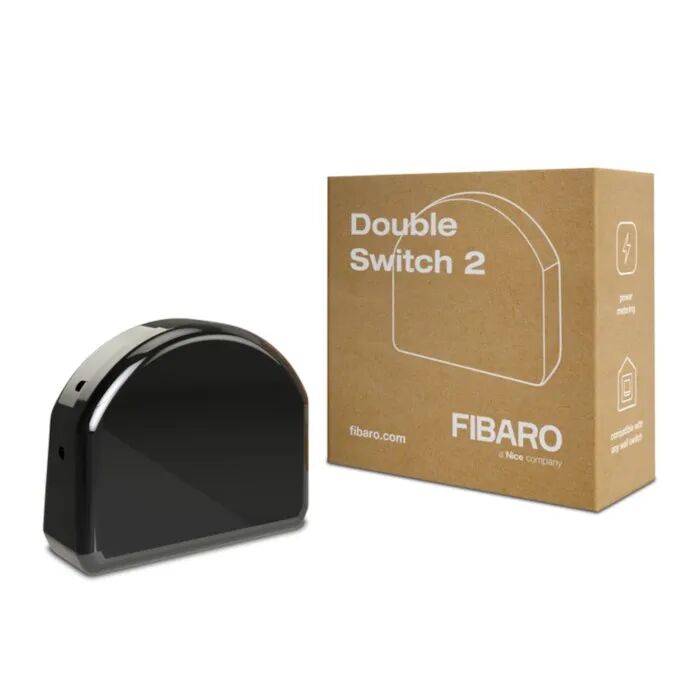 Fibaro Innfelt Z-wave-fjernstrømbryter Double
