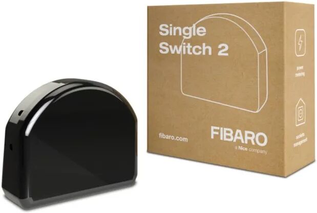 Fibaro Innfelt Z-wave-fjernstrømbryter Single