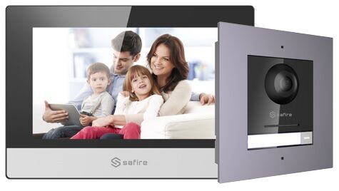 Safire Video Porteiro Ip 7" 2mp C/ App Mobile Mifare/microsd (encastre) - Safire