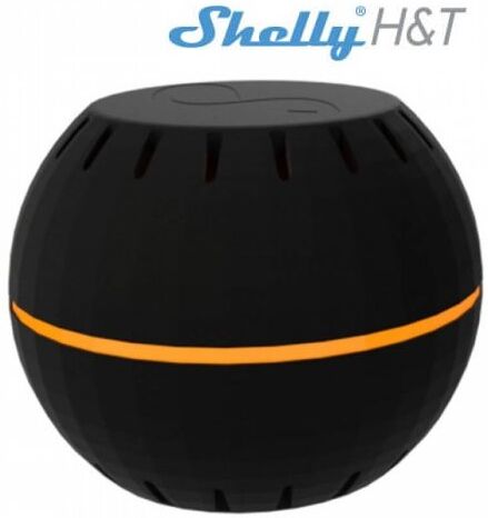 Shelly Monitor Ambiental De Temperatura E Humidade (preto) - Shelly H&t