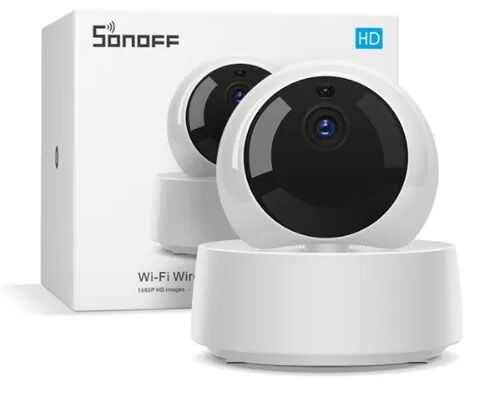 Sonoff Camara Vigilância Ip Wi-fi/ethernet 1080p C/ Movimento Remoto E Áudio Bi-direccional - Sonoff